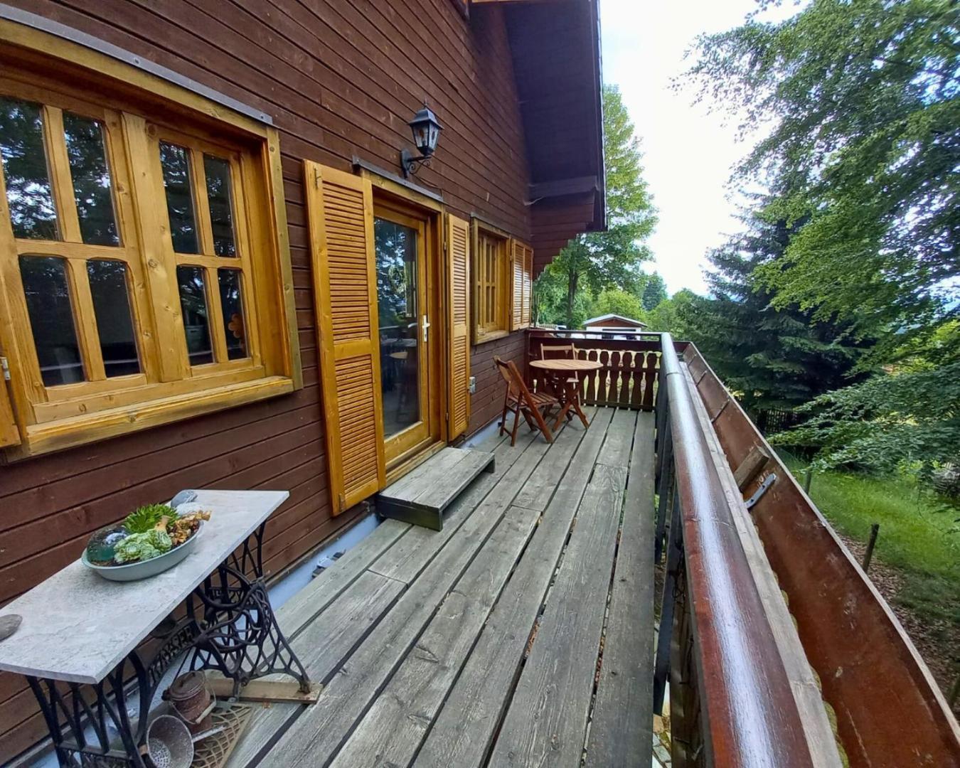Ferienhaus Sonnenblick Entspannung Mit Sauna Kamin Und Balkon ゾンネベルク エクステリア 写真